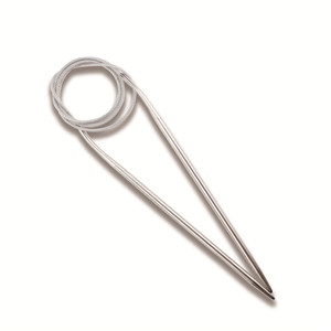 4.0mm*80cm Stainless Steel Ring Knitting Needle